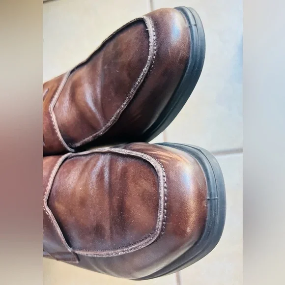 Ecco men’s shoes size 13 brown color great condition
